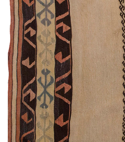 Vintage Kilim Rug,Mut Kilim 4" x 5" feet 118 x 148 cm