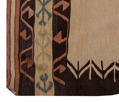 Vintage Kilim Rug,Mut Kilim 4" x 5" feet 118 x 148 cm