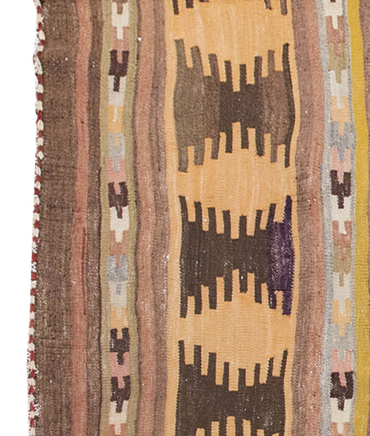 Vintage Kilim Rug, Konya Kilim 4" x 5'8" feet 119 x 173 cm