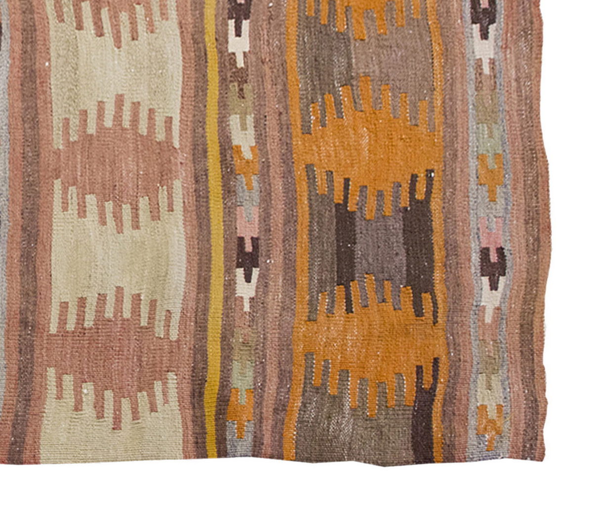Vintage Kilim Rug, Konya Kilim 4" x 5'8" feet 119 x 173 cm