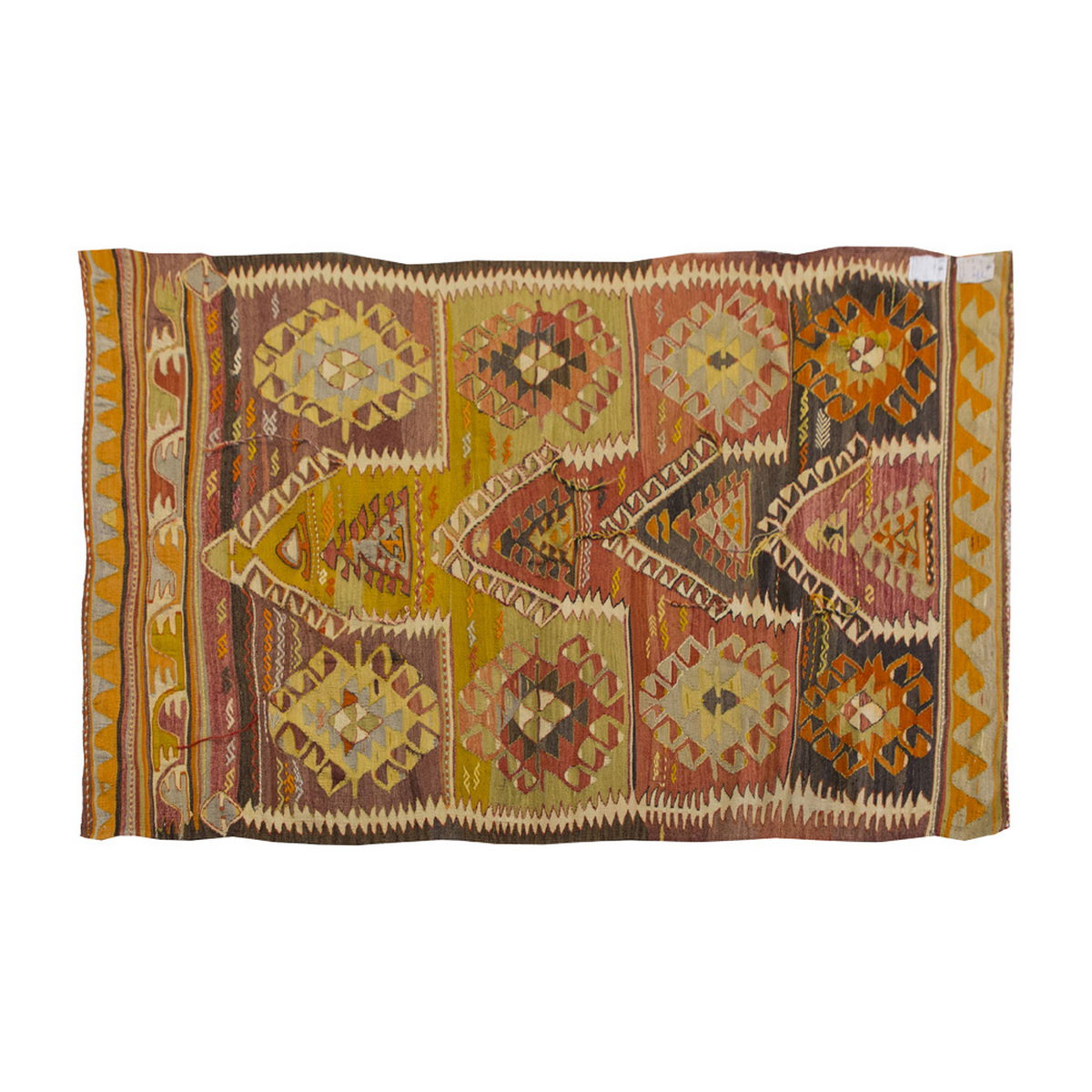 Vintage Kilim Rug,Konya Kilim 4" x 5'8" feet 120 x 172 cm