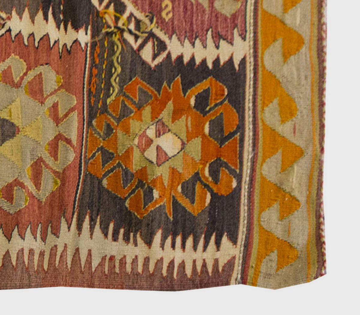 Vintage Kilim Rug,Konya Kilim 4" x 5'8" feet 120 x 172 cm