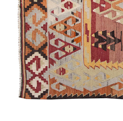 Vintage Kilim Rug,Denizli Eşme Kilim 4" x 6" feet 119 x 177 cm