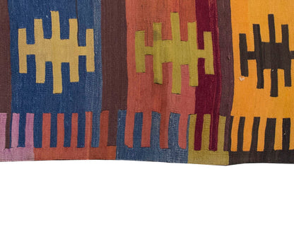 Vintage Kilim Rug,Konya Kilim 4" x 6'2" feet 116 x 187 cm