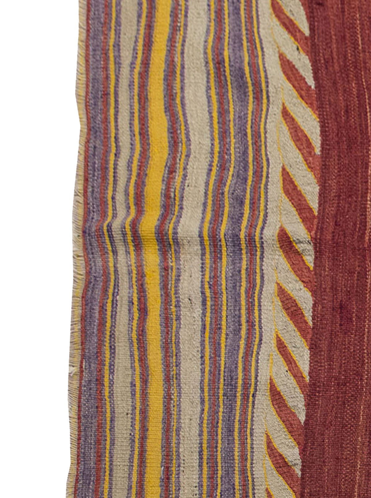 Vintage Kilim Rug,Bodrum Milas Kilim 4'4" x 6'6" feet 132 x 198 cm