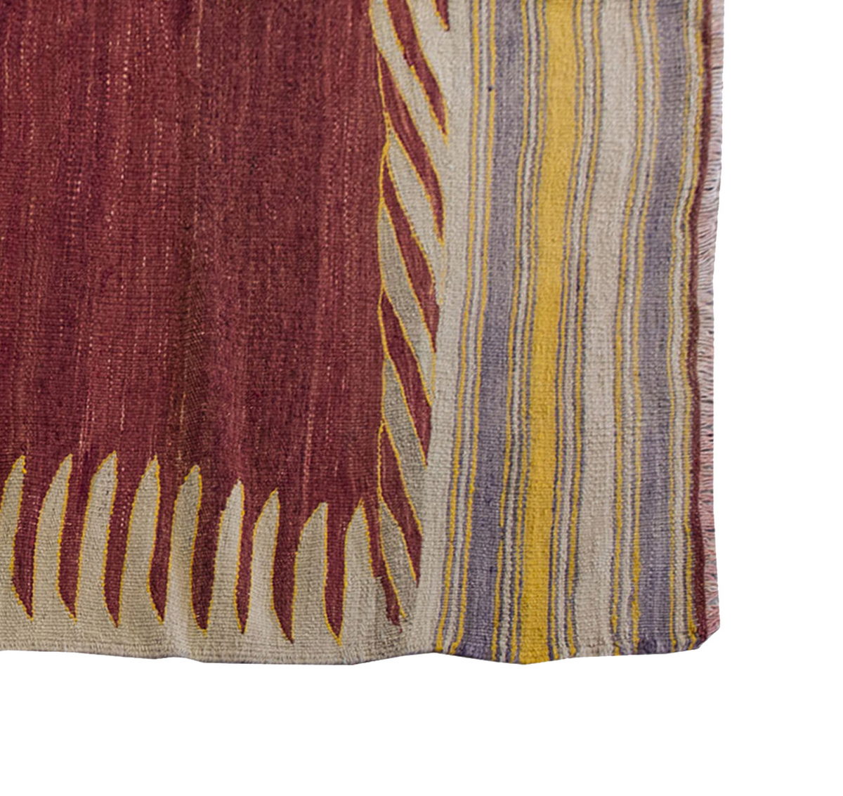 Vintage Kilim Rug,Bodrum Milas Kilim 4'4" x 6'6" feet 132 x 198 cm