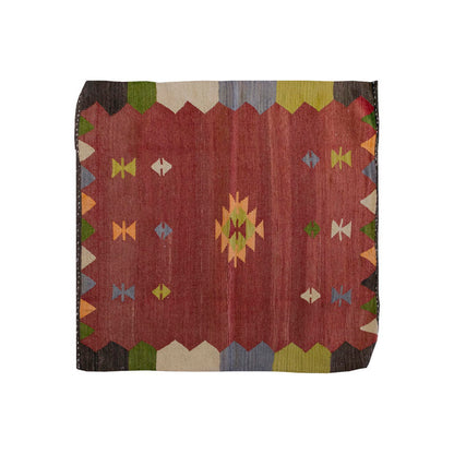 Vintage Kilim Rug,West Part of Turkey Kilim 5" x 5'6" feet 153 x 168 cm