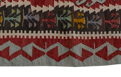 Vintage Kilim Rug, Oushak Kilim  3'5" x 5'6" feet 103 x 167 cm