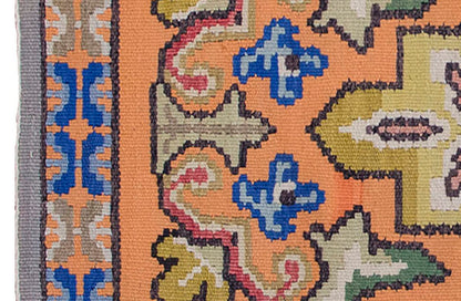 Vintage Kilim Rug,Besarabian Kilim 1'9" x 3'1" feet 54 x 94 cm