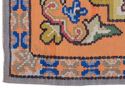 Vintage Kilim Rug,Besarabian Kilim 1'9" x 3'1" feet 54 x 94 cm