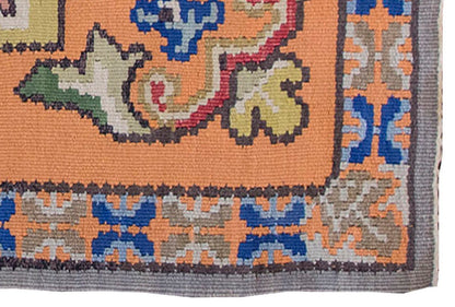 Vintage Kilim Rug,Besarabian Kilim 1'9" x 3'1" feet 54 x 94 cm
