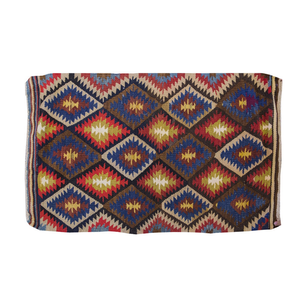 Vintage Kilim Rug,Denizli Kilim 2" x 3'4" feet 62 x 102 cm