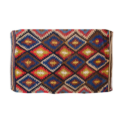 Vintage Kilim Rug,Denizli Kilim 2" x 3'4" feet 62 x 102 cm