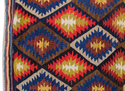 Vintage Kilim Rug,Denizli Kilim 2" x 3'4" feet 62 x 102 cm