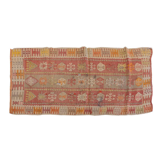 Vintage Kilim Rug,Kırşehir Kilim 2" x 4'3" feet 63 x 130 cm