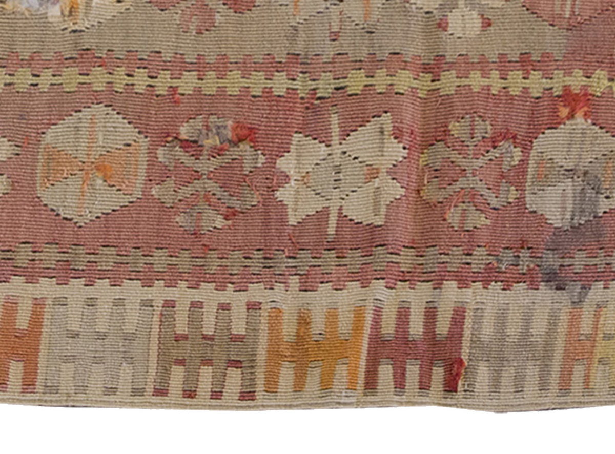 Vintage Kilim Rug,Kırşehir Kilim 2" x 4'3" feet 63 x 130 cm