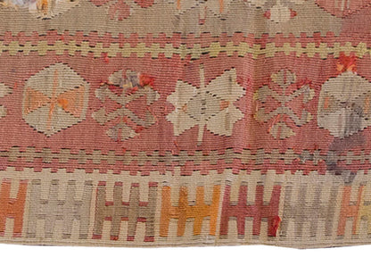 Vintage Kilim Rug,Kırşehir Kilim 2" x 4'3" feet 63 x 130 cm