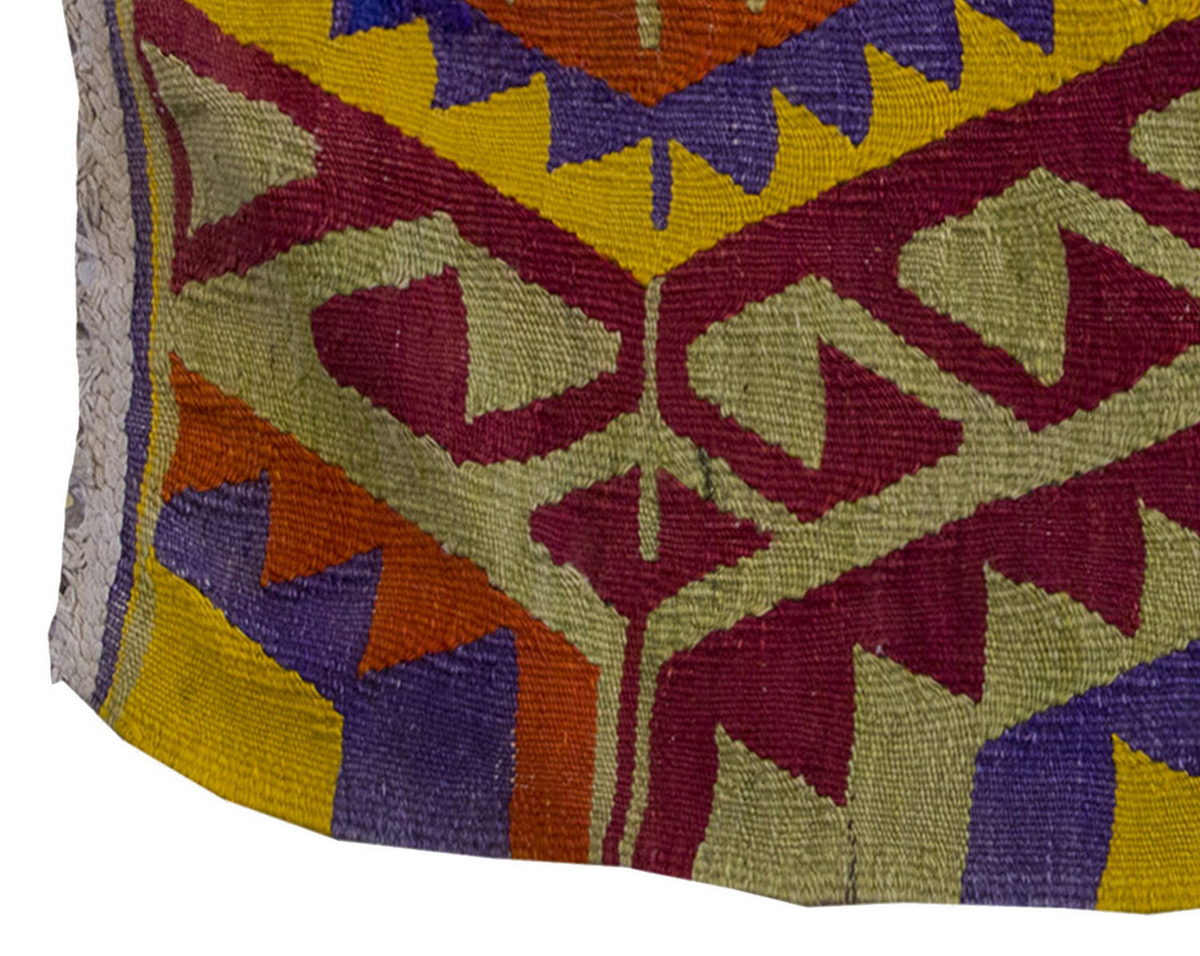 Vintage Kilim Rug,Denizli Kilim 2'4" x 3'3" feet 71 x 100 cm