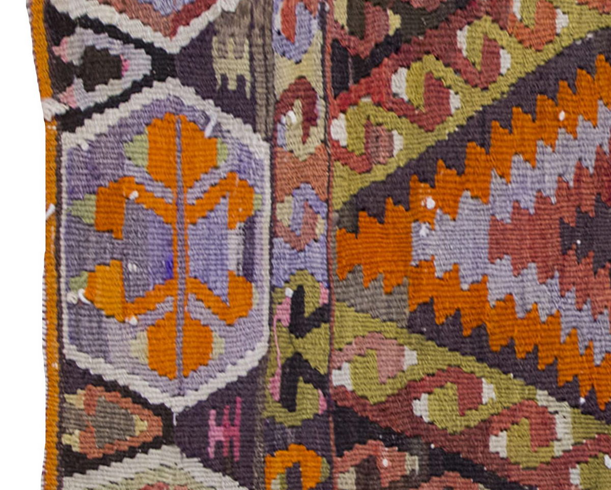Vintage Kilim RugFethiye Kilim 2'4" x 3'5" feet 70 x 103 cm