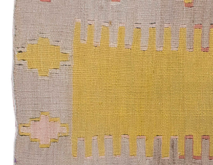 Vintage Kilim Rug,Konya Kilim 2'4" x 3'8" feet 72 x 112 cm