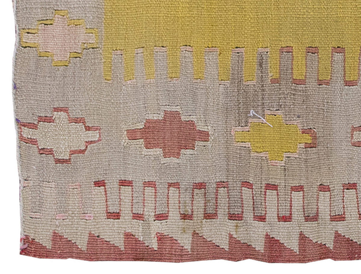 Vintage Kilim Rug,Konya Kilim 2'4" x 3'8" feet 72 x 112 cm