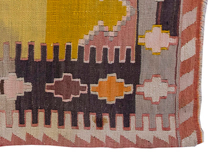 Vintage Kilim Rug,Konya Kilim 2'4" x 3'8" feet 72 x 112 cm