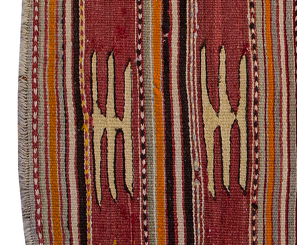 Vintage Kilim Rug,Afyon Kilim 2'5" x 3'2" feet 74 x 107 cm