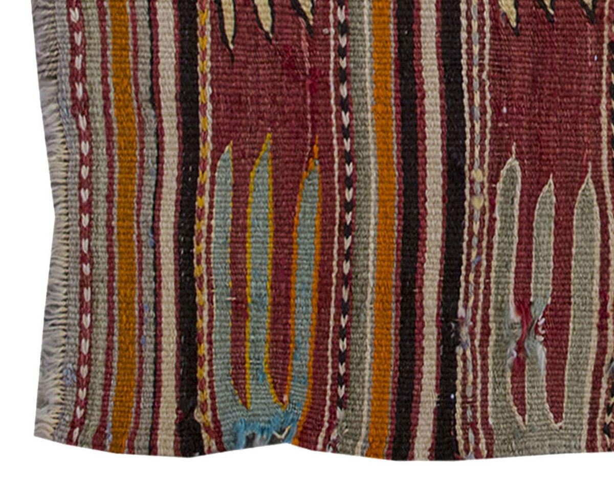 Vintage Kilim Rug,Afyon Kilim 2'5" x 3'2" feet 74 x 107 cm