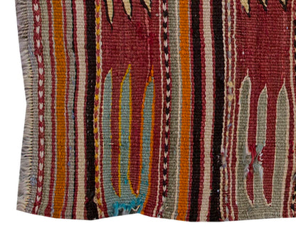 Vintage Kilim Rug,Afyon Kilim 2'5" x 3'2" feet 74 x 107 cm