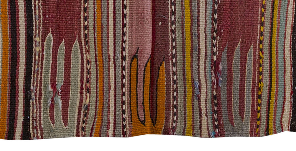 Vintage Kilim Rug,Afyon Kilim 2'5" x 3'2" feet 74 x 107 cm