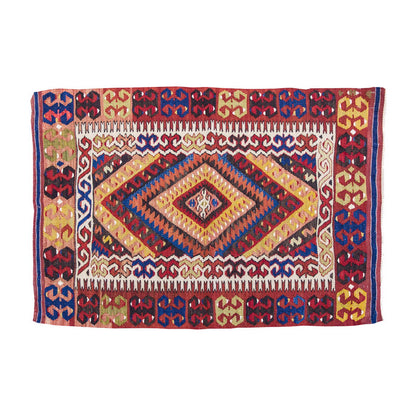 Vintage Fethiye Kilim Rug,Fethiye Kilim 2'6" x 3'7" feet 75 x 109 cm