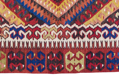 Vintage Fethiye Kilim Rug,Fethiye Kilim 2'6" x 3'7" feet 75 x 109 cm