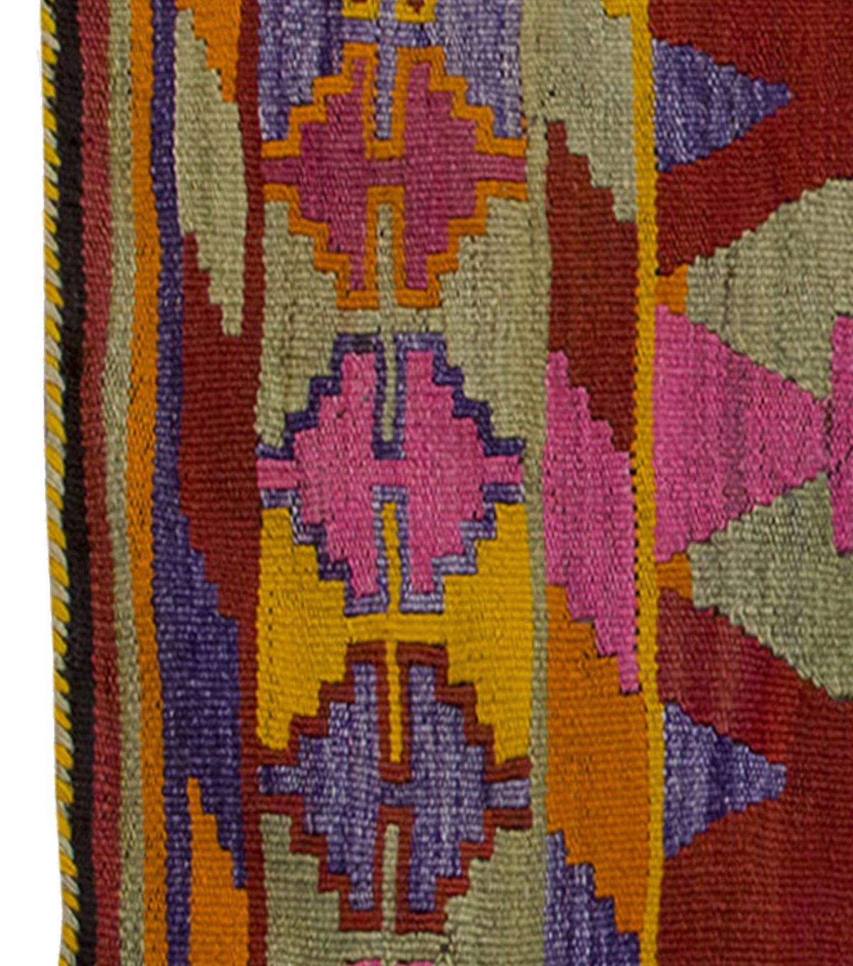 Vintage Kilim Rug,Anamur Kilim 2'6" x 3'9" feet 77 x 115 cm