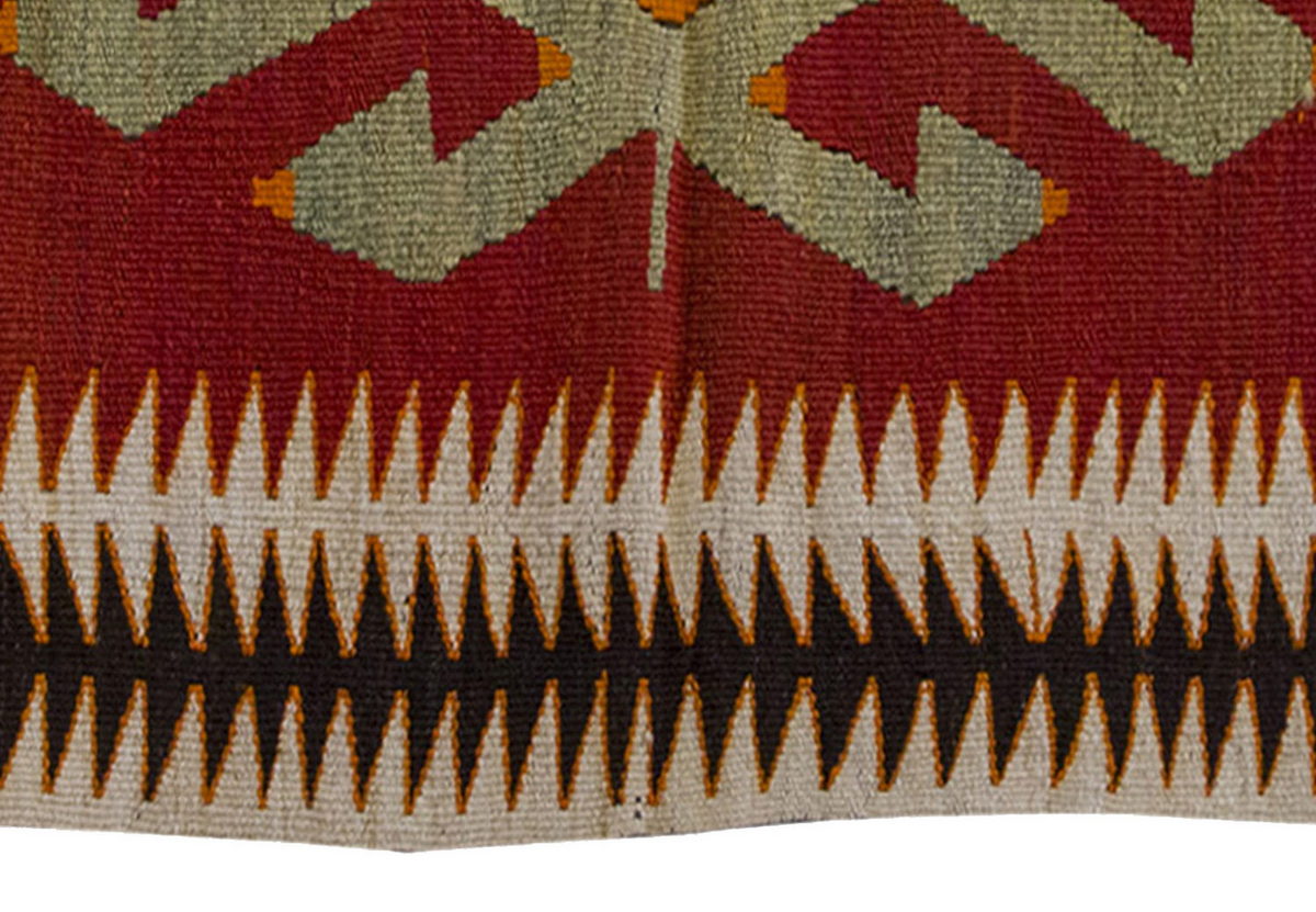 Vintage Kilim Rug,Anamur Kilim 2'6" x 3'9" feet 77 x 115 cm