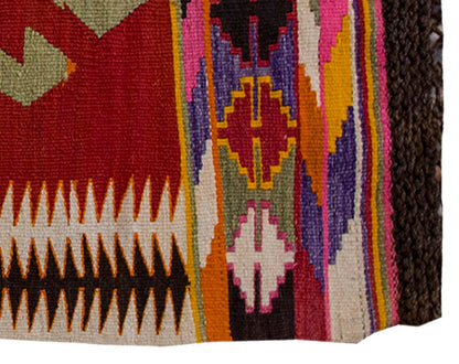 Vintage Kilim Rug,Anamur Kilim 2'6" x 3'9" feet 77 x 115 cm
