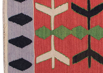 Vintage Kilim Rug,Denizli Kilim 2'6" x 4" feet 75 x 122 cm