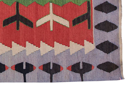 Vintage Kilim Rug,Denizli Kilim 2'6" x 4" feet 75 x 122 cm