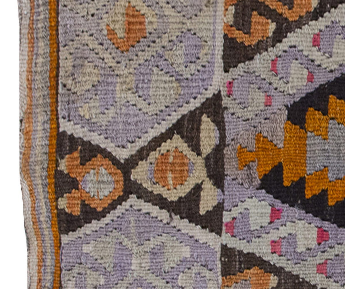 Vintage Kilim Rug,Fethiye Kilim 2'6" x 4" feet 75 x 124 cm