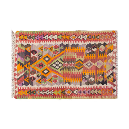 Vintage Kilim Rug,Konya Kilim 2'6" x 4" feet 76 x 120 cm