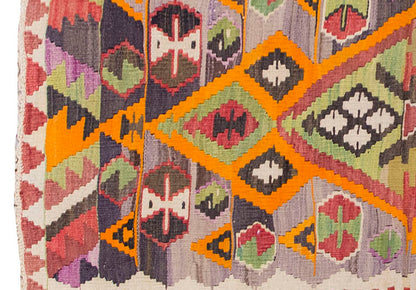 Vintage Kilim Rug,Konya Kilim 2'6" x 4" feet 76 x 120 cm
