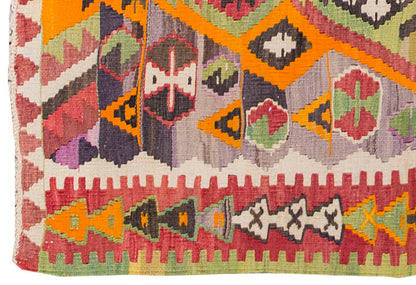 Vintage Kilim Rug,Konya Kilim 2'6" x 4" feet 76 x 120 cm