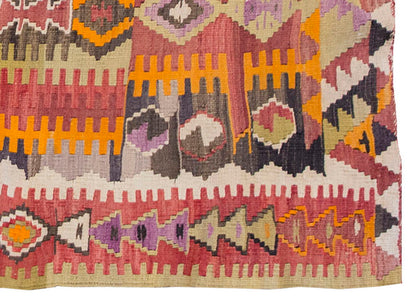 Vintage Kilim Rug,Konya Kilim 2'6" x 4" feet 76 x 120 cm