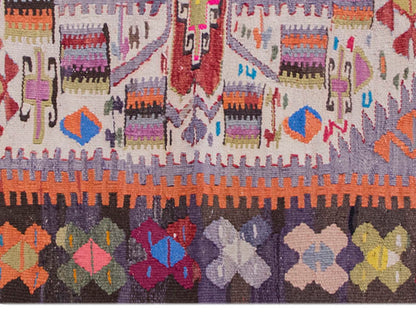 Vintage Kilim Rug,Denizli Eşme Kilim 2'6" x 4" feet 77 x 120 cm