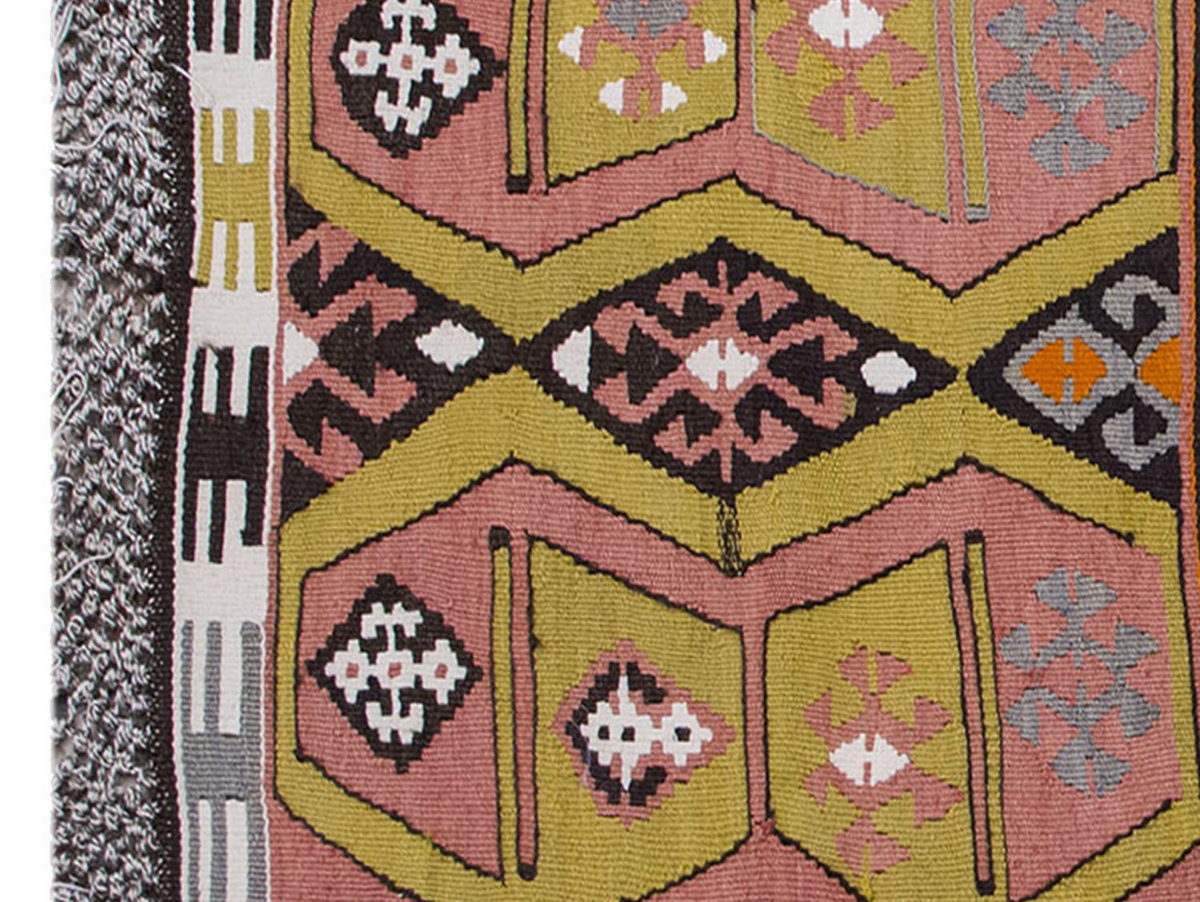 Vintage Kilim Rug,Kırşehir Kilim 2'6" x 4'6" feet 76 x 136 cm