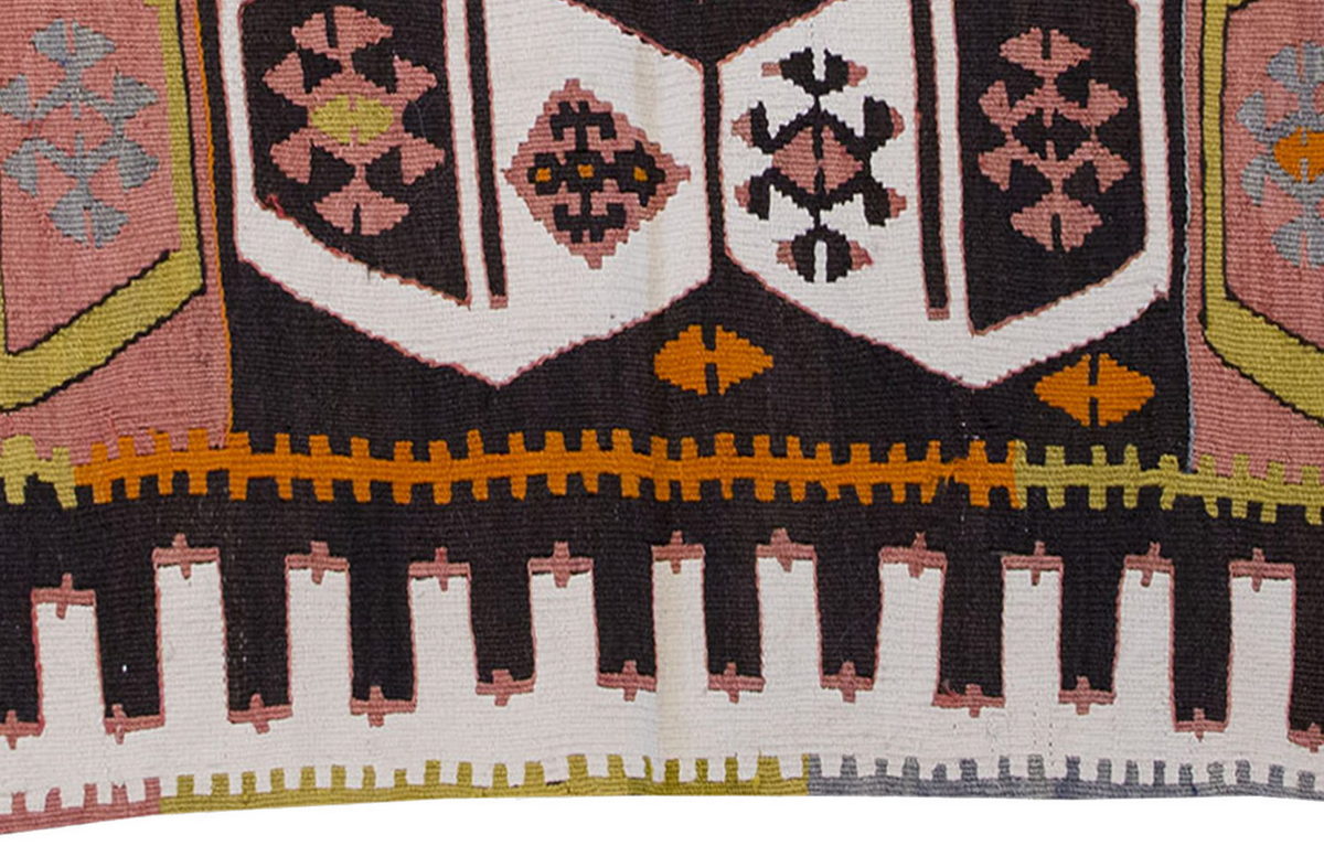 Vintage Kilim Rug,Kırşehir Kilim 2'6" x 4'6" feet 76 x 136 cm