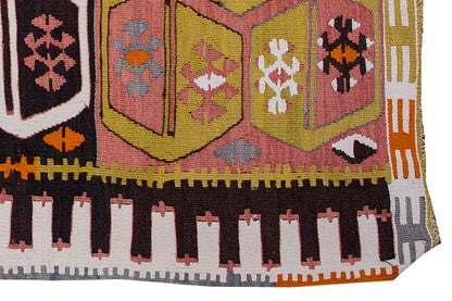 Vintage Kilim Rug,Kırşehir Kilim 2'6" x 4'6" feet 76 x 136 cm