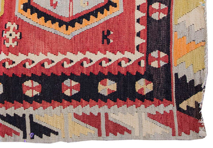 Vintage Kilim Rug,Sivas Şarkışla Kilim 2'7" x 3'6" feet 78 x 106 cm
