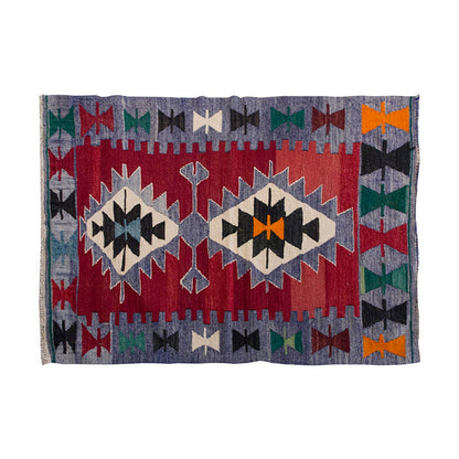 Vintage Kilim Rug,Denizli Kilim 2'7" x 4" feet 80 x 120 cm