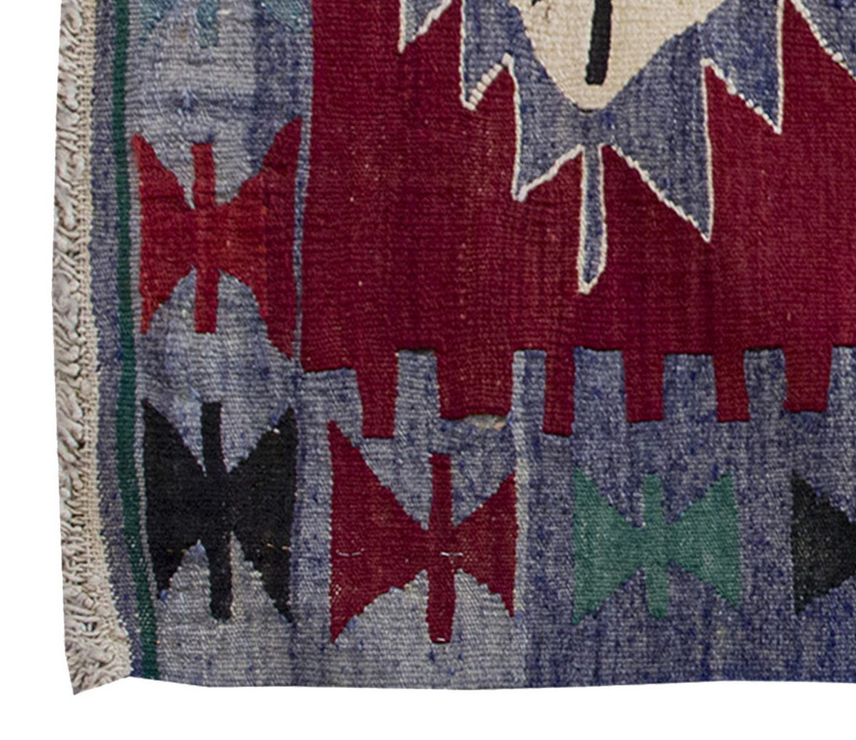 Vintage Kilim Rug,Denizli Kilim 2'7" x 4" feet 80 x 120 cm