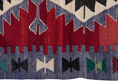Vintage Kilim Rug,Denizli Kilim 2'7" x 4" feet 80 x 120 cm